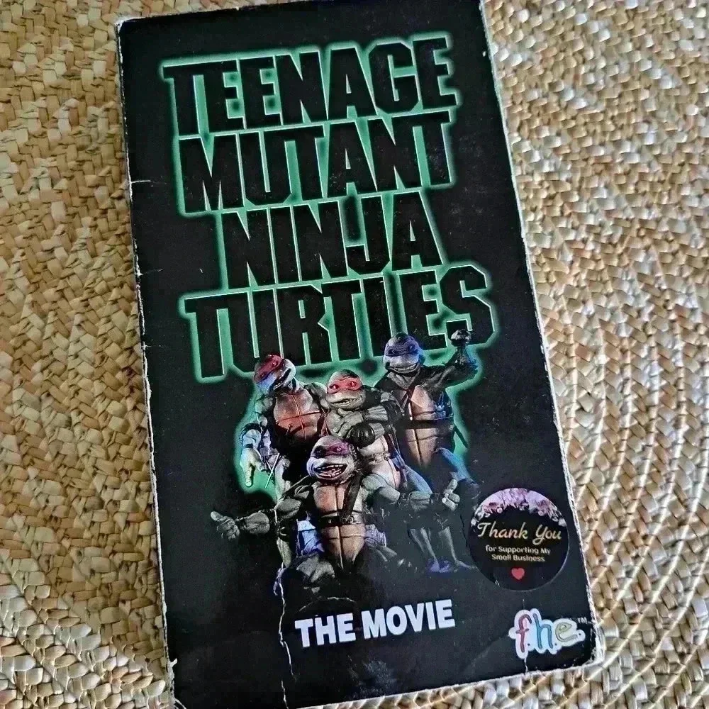 TEENAGE MUTANT NINJA TURTLES 1990 VHS THE MOVIE